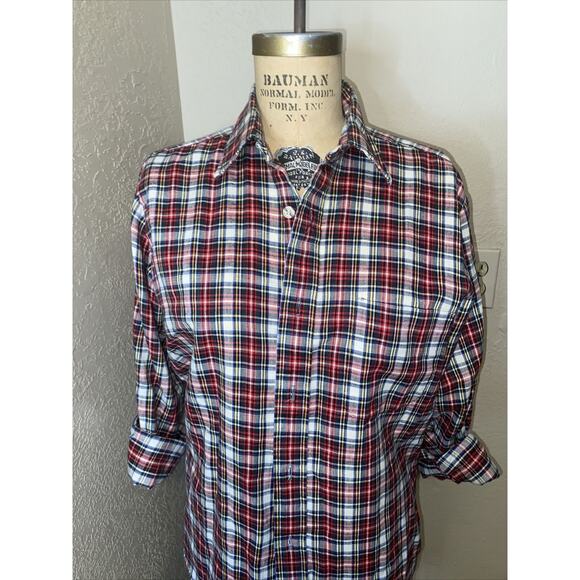Vintage 80s Goldwaters Flannel Shirt Size Medium - Picture 5 of 7